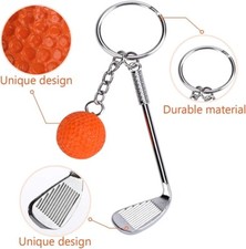 10 x Mini Golf club keyrings